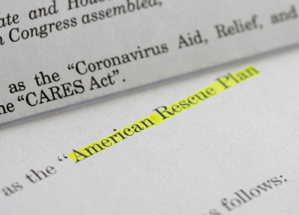 The American Rescue Plan Act provides sweeping relief measures for eligible families and businesses