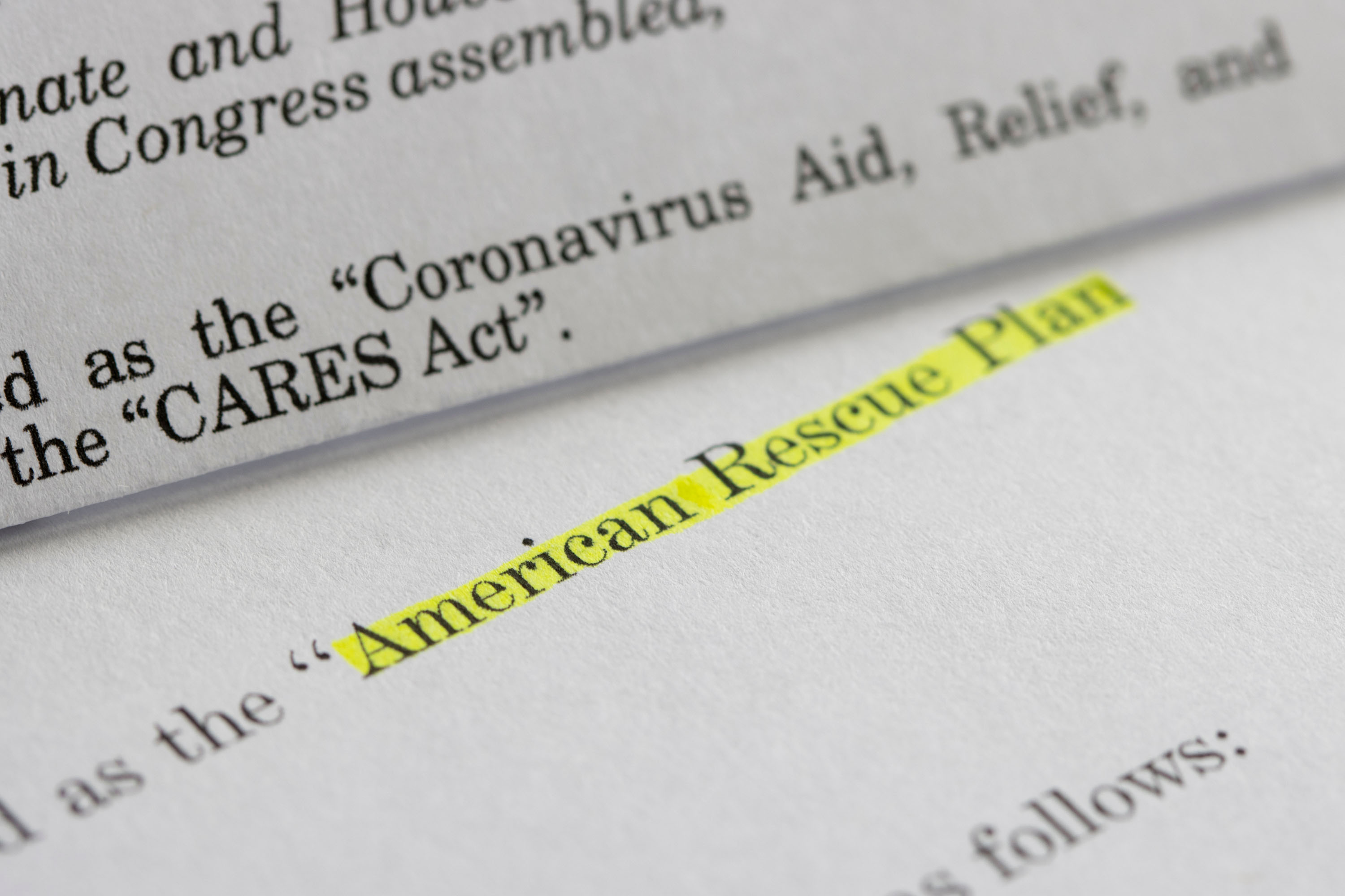 The American Rescue Plan Act provides sweeping relief measures for eligible families and businesses