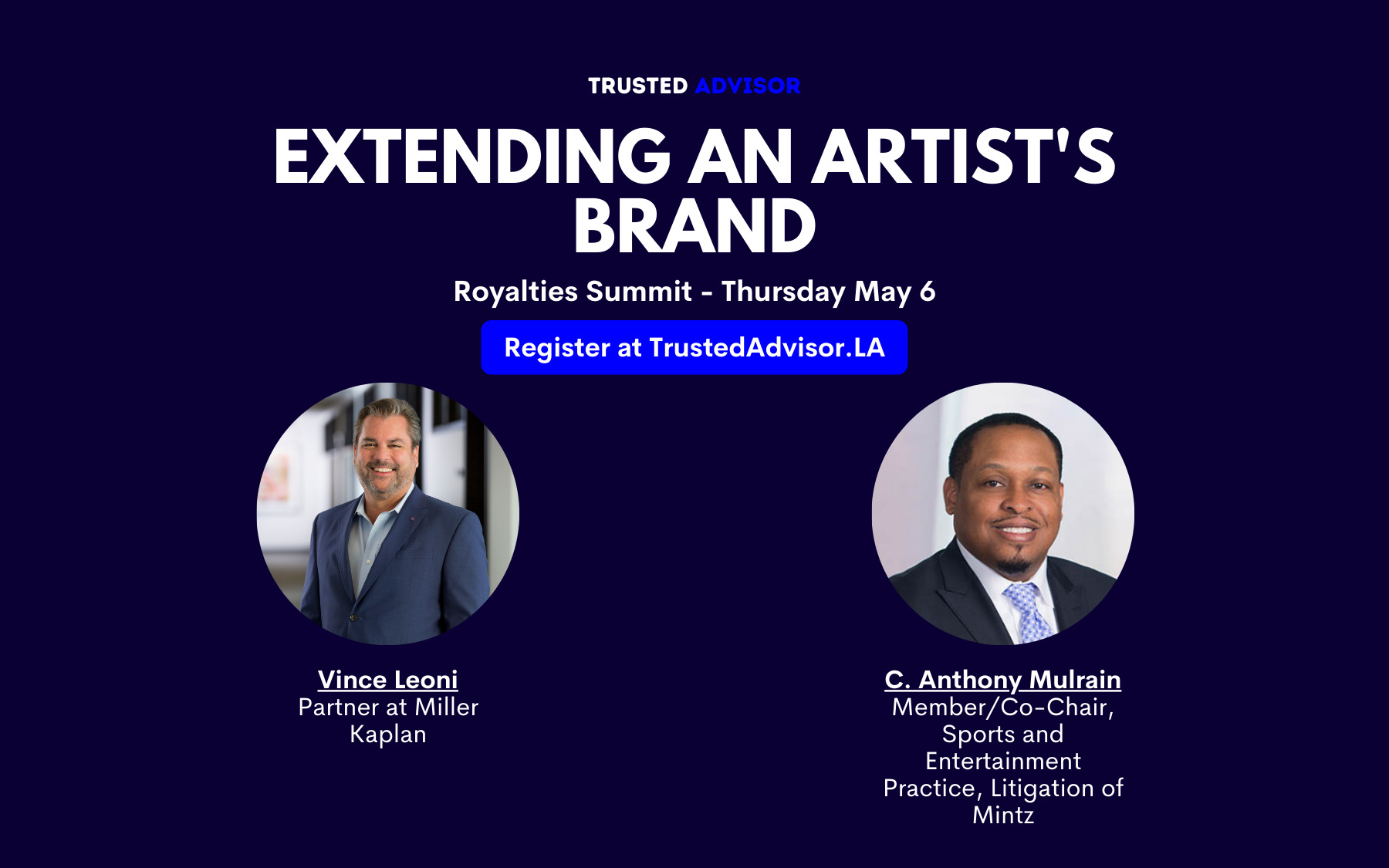 Virtual Event | Royalties Summit | Trusted Advisor Assoc.