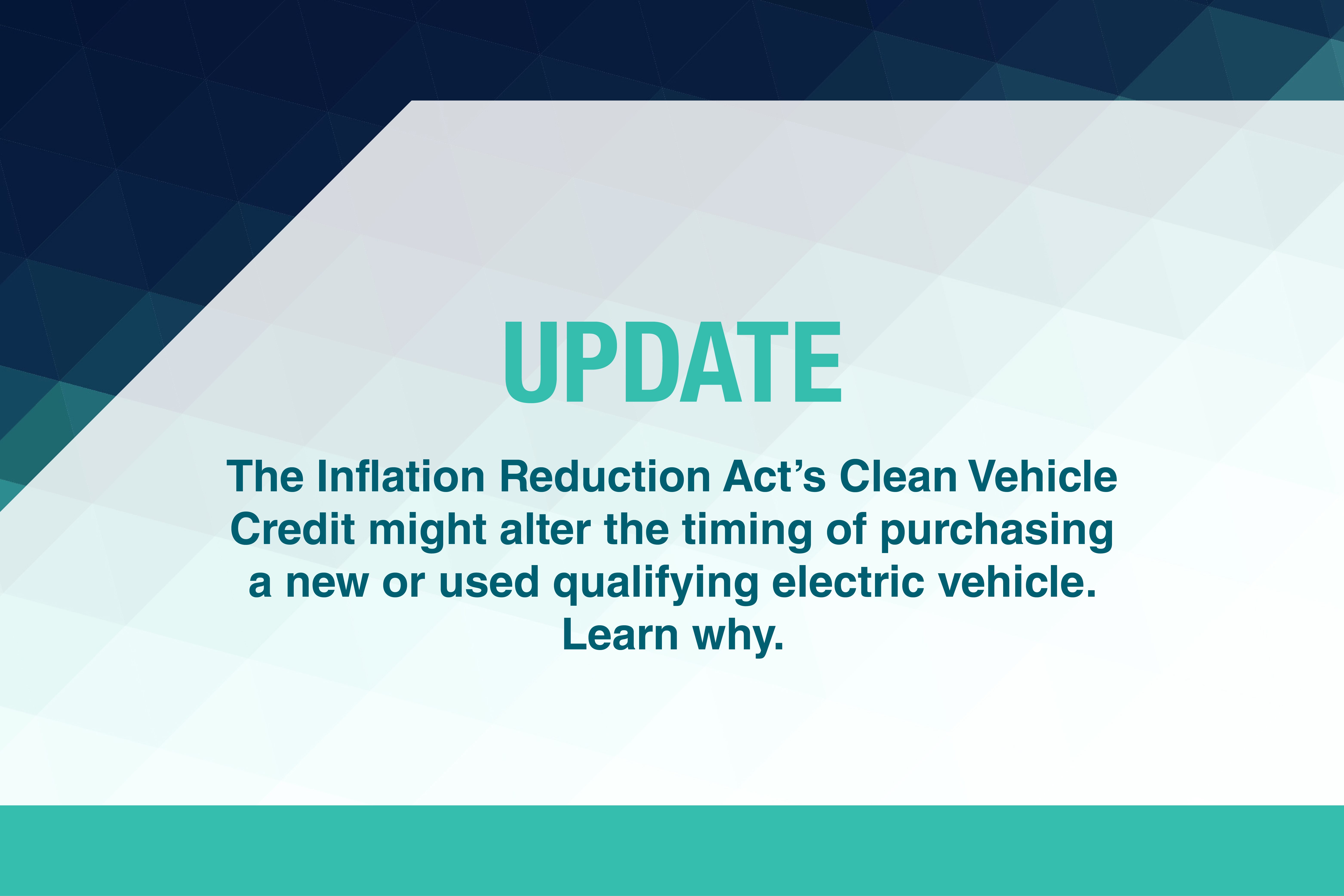 Clean Vehicle Credit comes with caveats