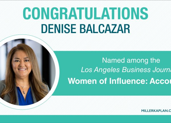 Denise Balcazar Recognized as Woman of Influence: Accounting | LABJ