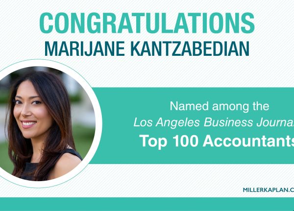 Marijane Kantzabedian Named a Top 100 Accountant | LABJ