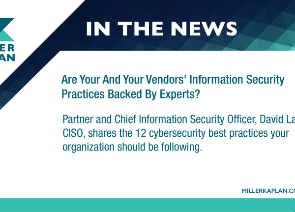 Are Your And Your Vendors’ Information Security Practices Backed By Experts? | Forbes