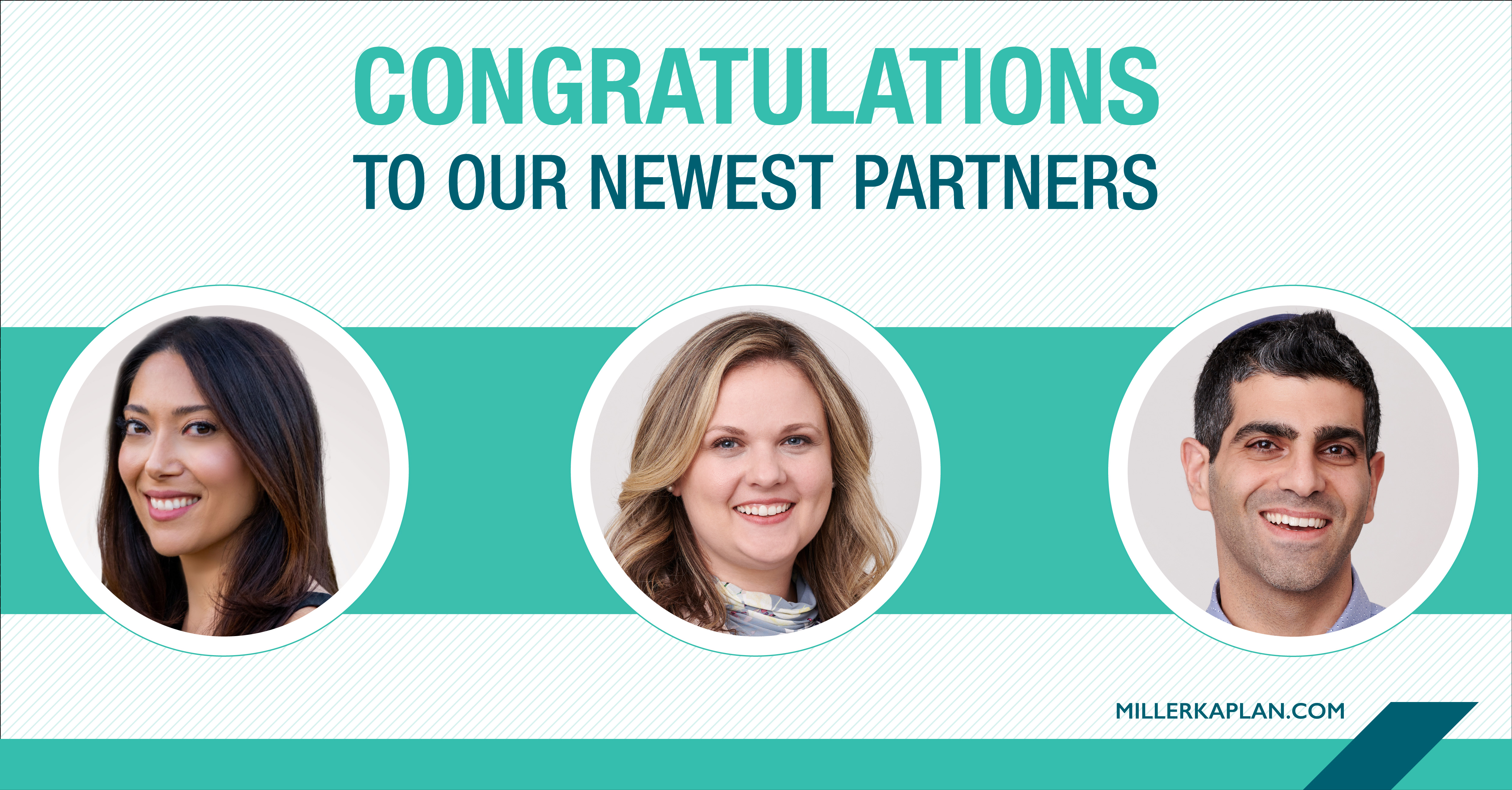 Three New Partners at Miller Kaplan
