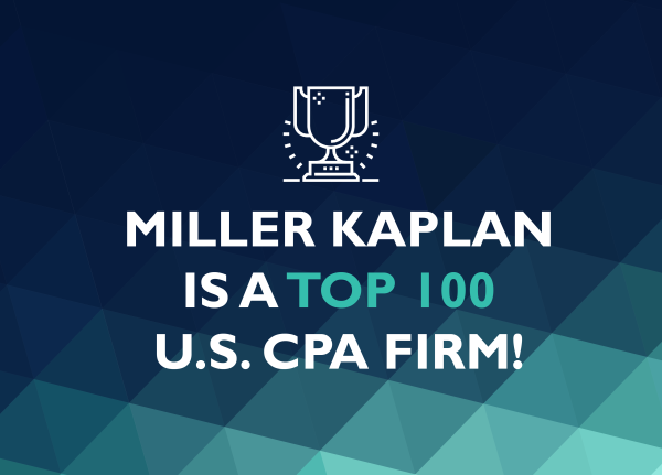 Miller Kaplan Named Top 100 Firm | Accounting Today