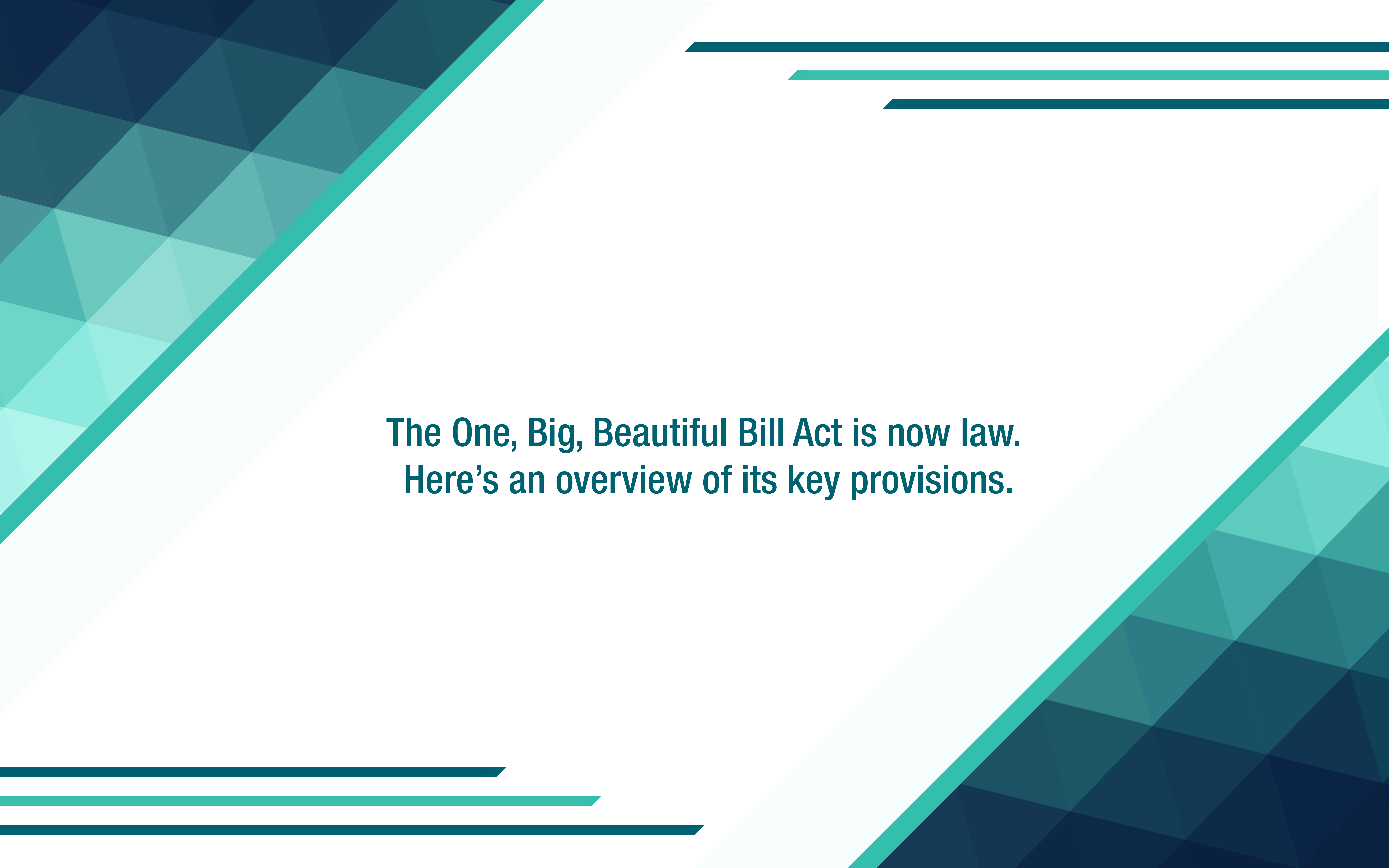 President Trump signs his One, Big, Beautiful Bill Act into law